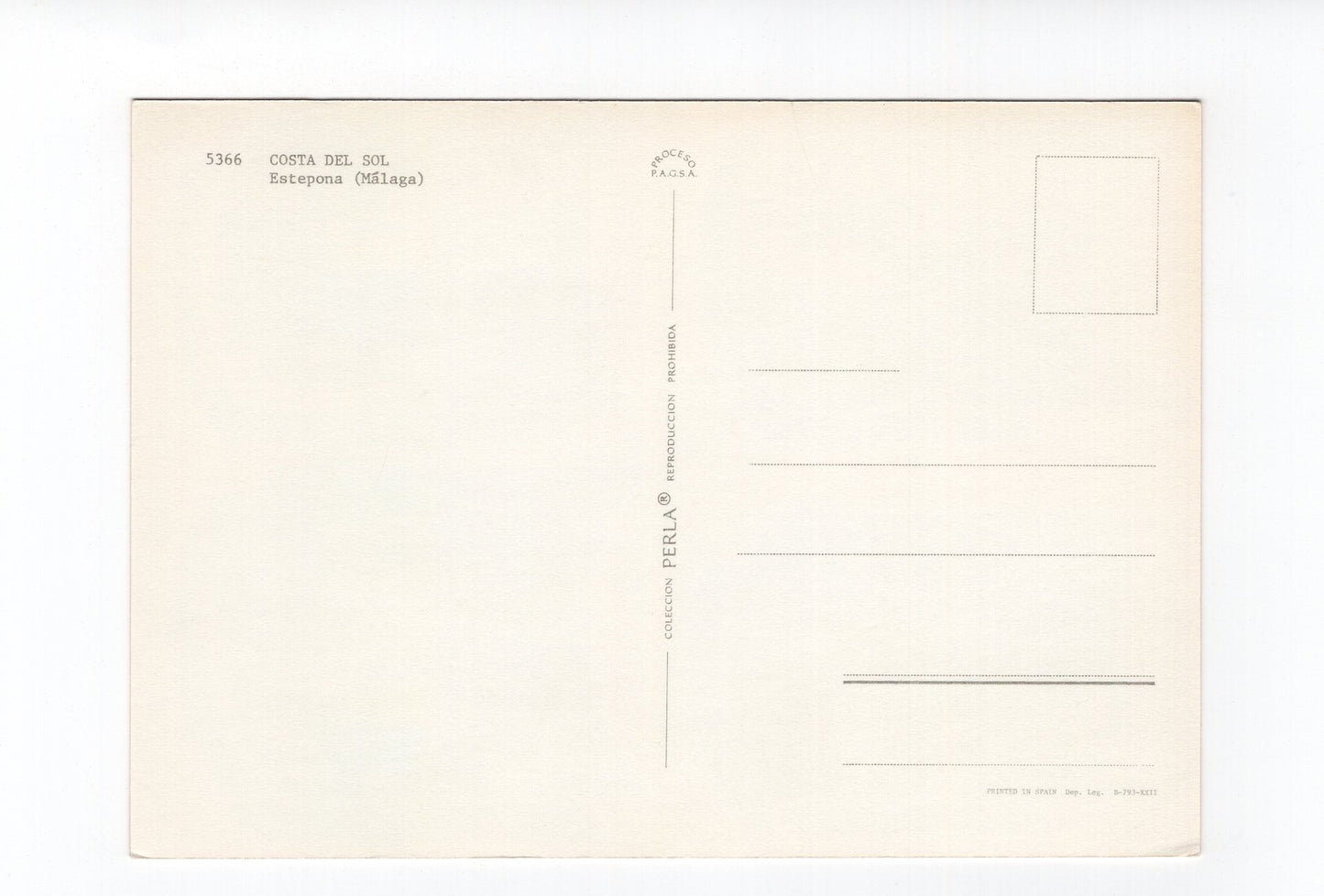 Ansichtskarte Estpona / Costa del Sol / Spanien