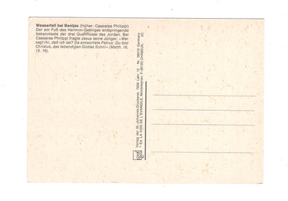 Ansichtskarte Wasserfall bei Baniyas / Syrien