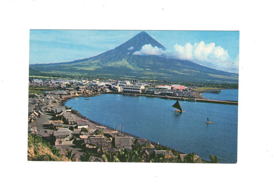 Ansichtskarte Mount Mayon near Legaspi / Philippinen