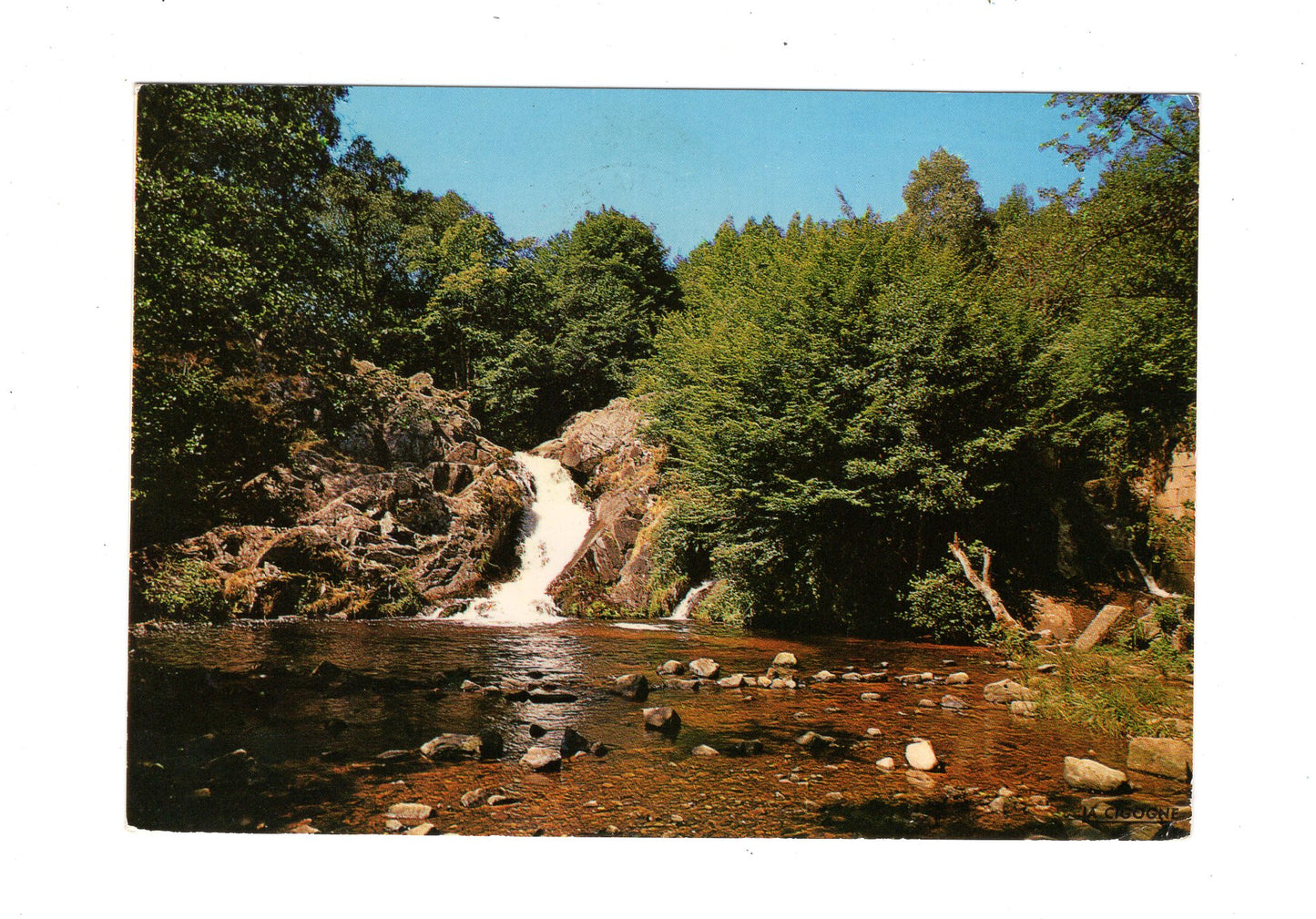 Ansichtskarte La Cascade de Gouloux / Frankreich