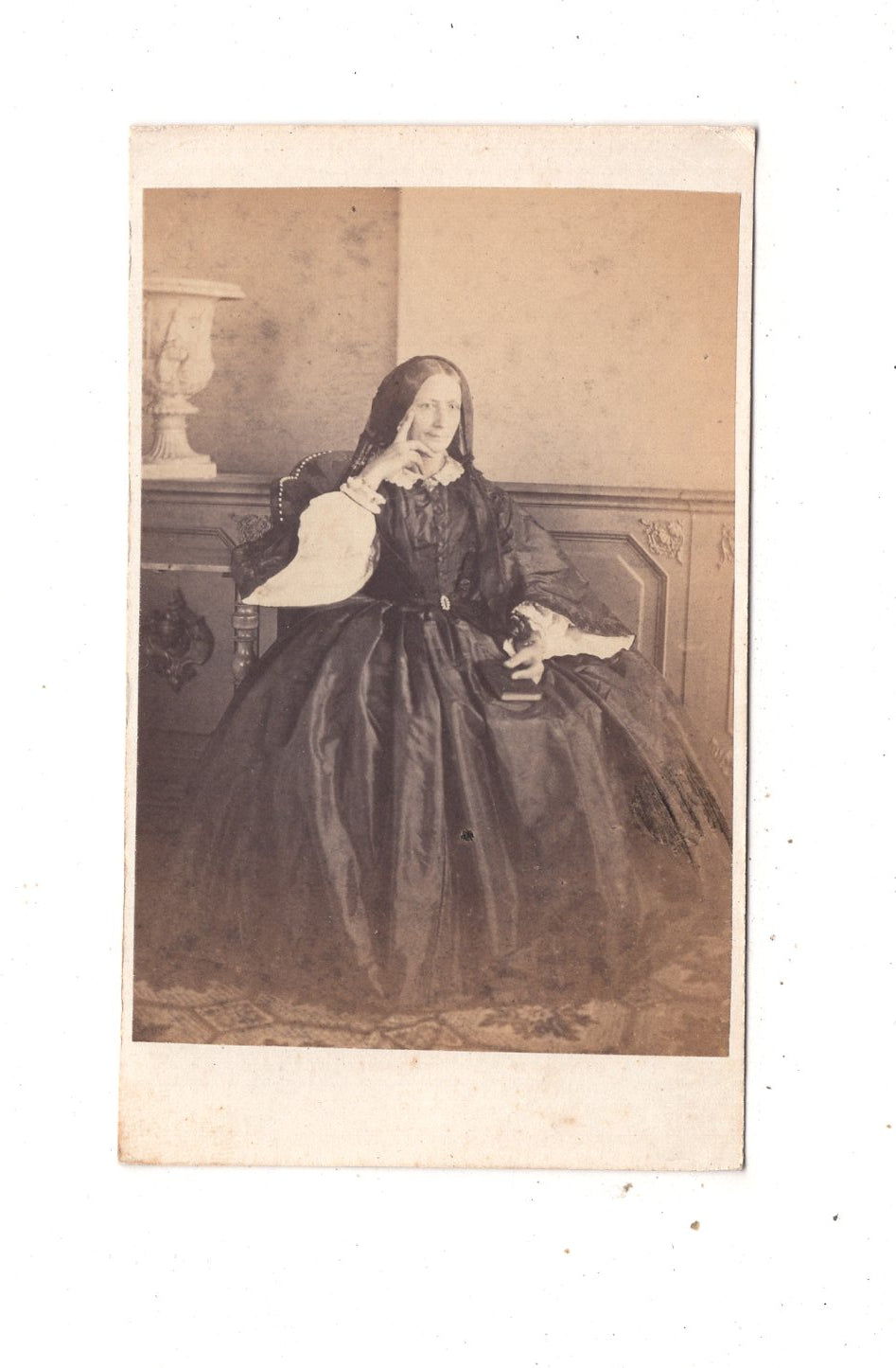 Fotografie Feine Dame - Brünn um 1860