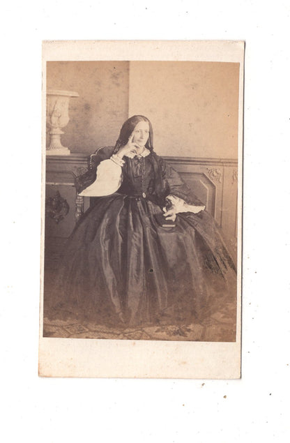 Fotografie Feine Dame - Brünn um 1860