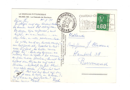 Ansichtskarte La Cascade de Gouloux / Frankreich