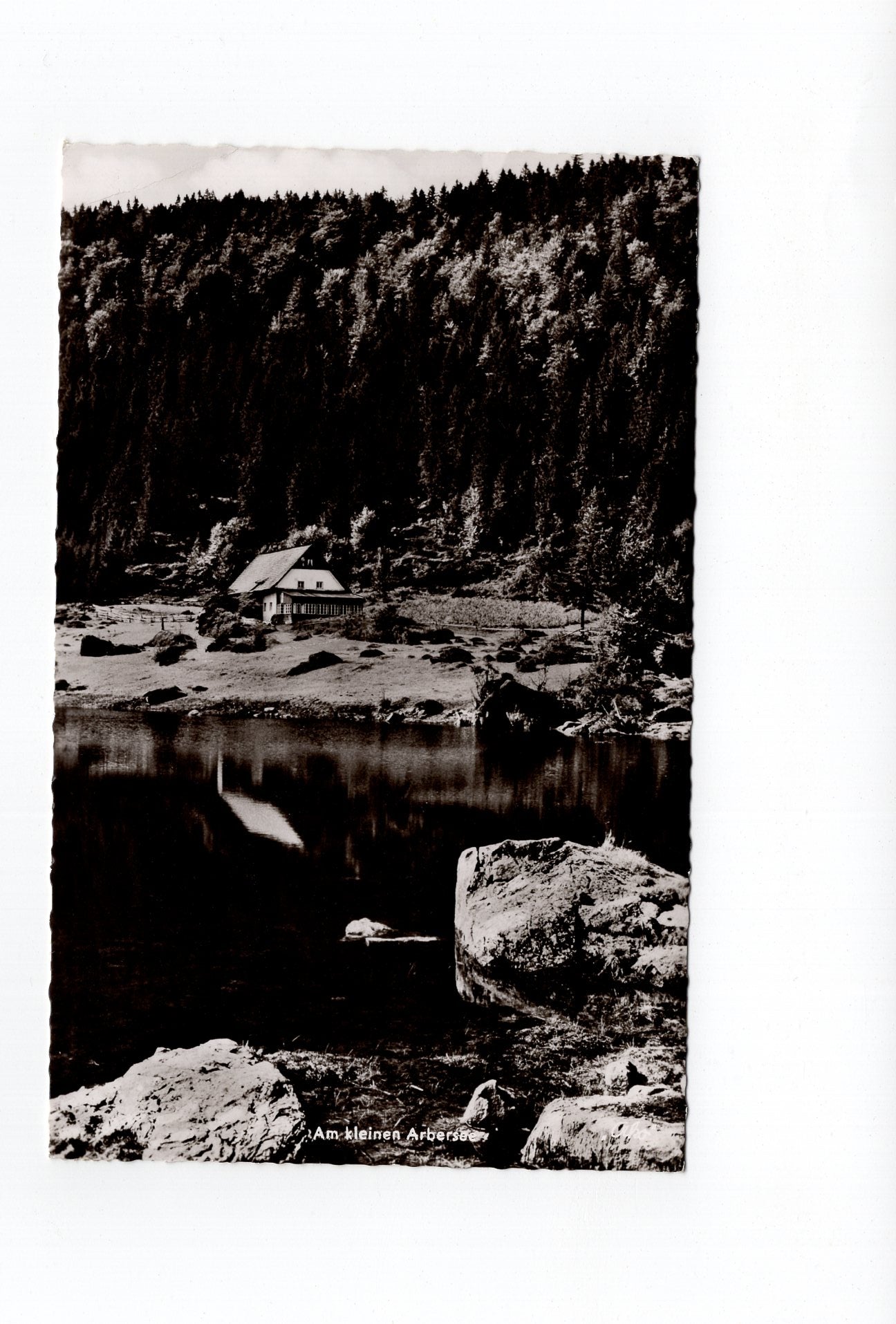 Ansichtskarte Am kleinen Arbersee