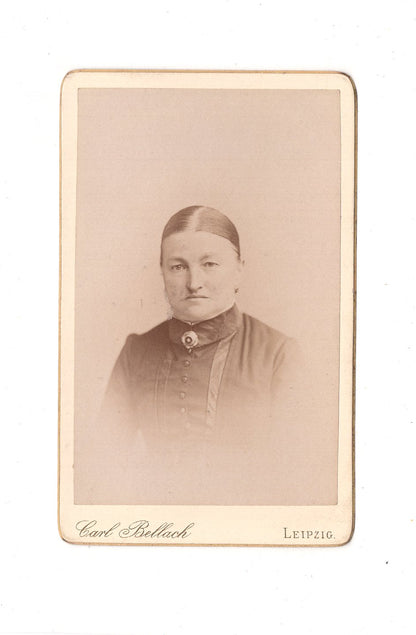 Fotografie Damenportrait - Leipzig 1893 / CDV C1-17