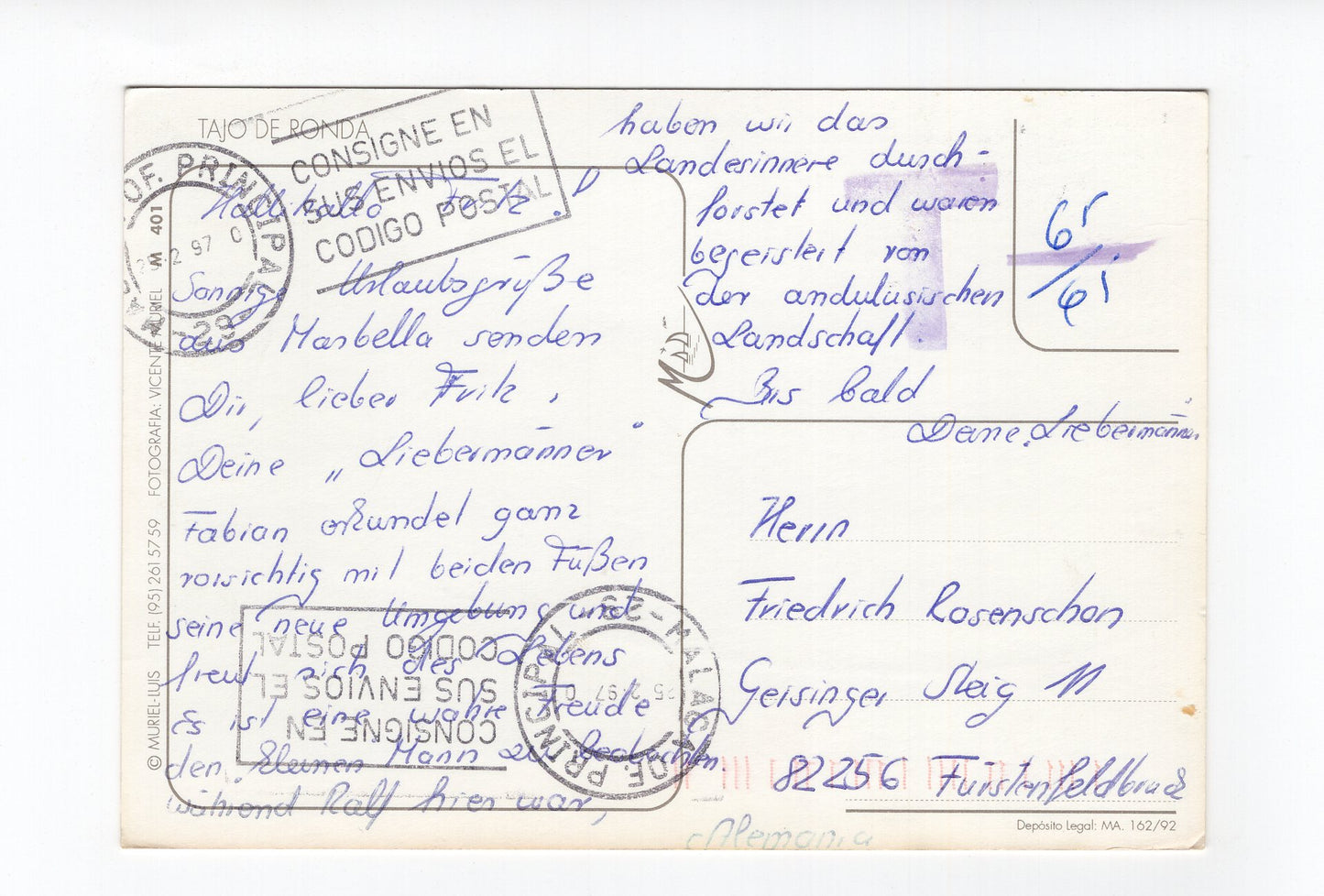 Ansichtskarte Ronda / Costa del Sol / Spanien