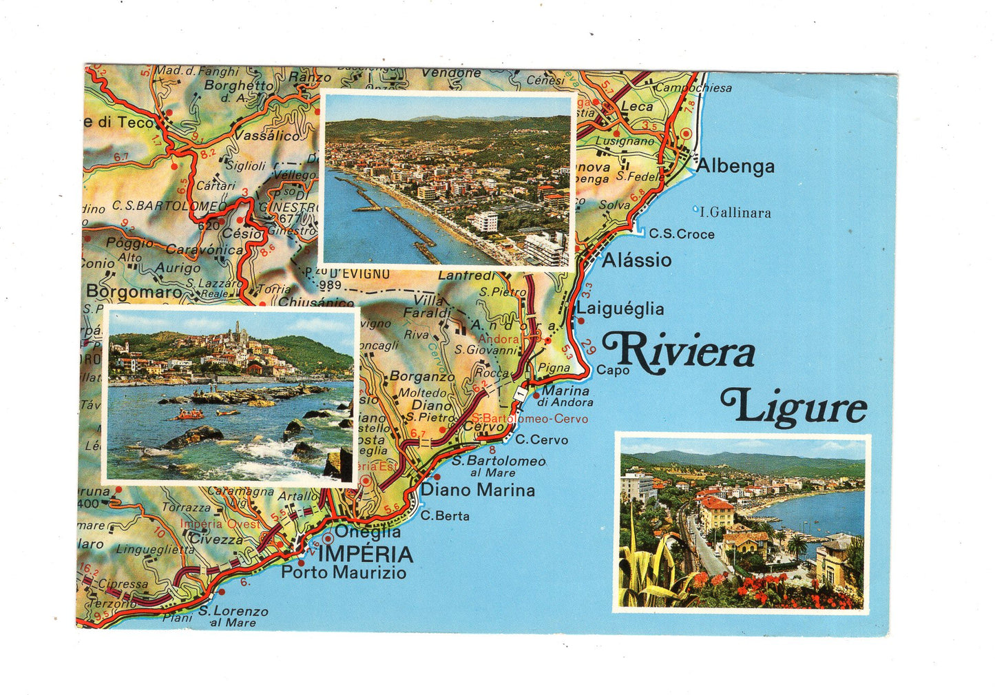 Ansichtskarte Riviera Ligure / Italien / N1-60