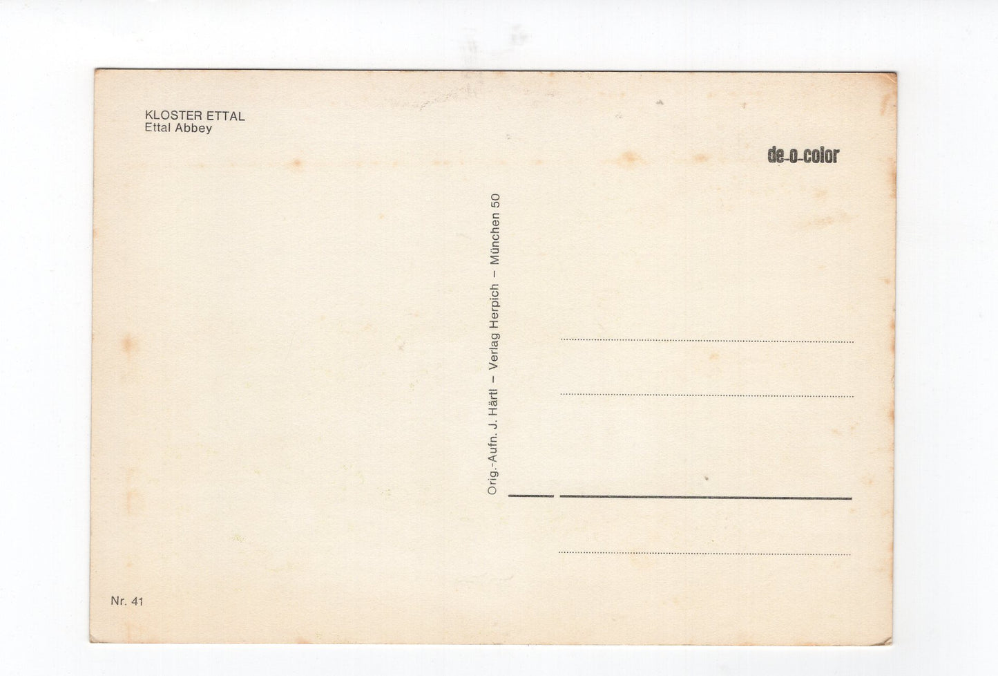 Ansichtskarte Kloster Ettal