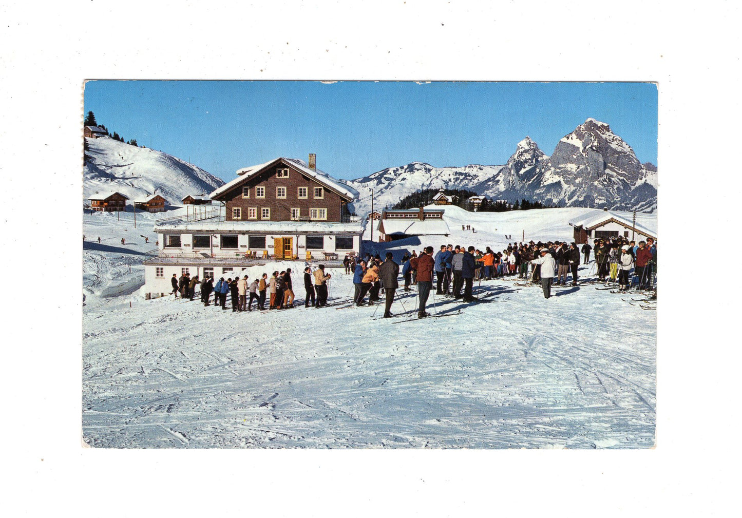 Ansichtskarte Stoos / Schwyzer Bärghus / Schweiz