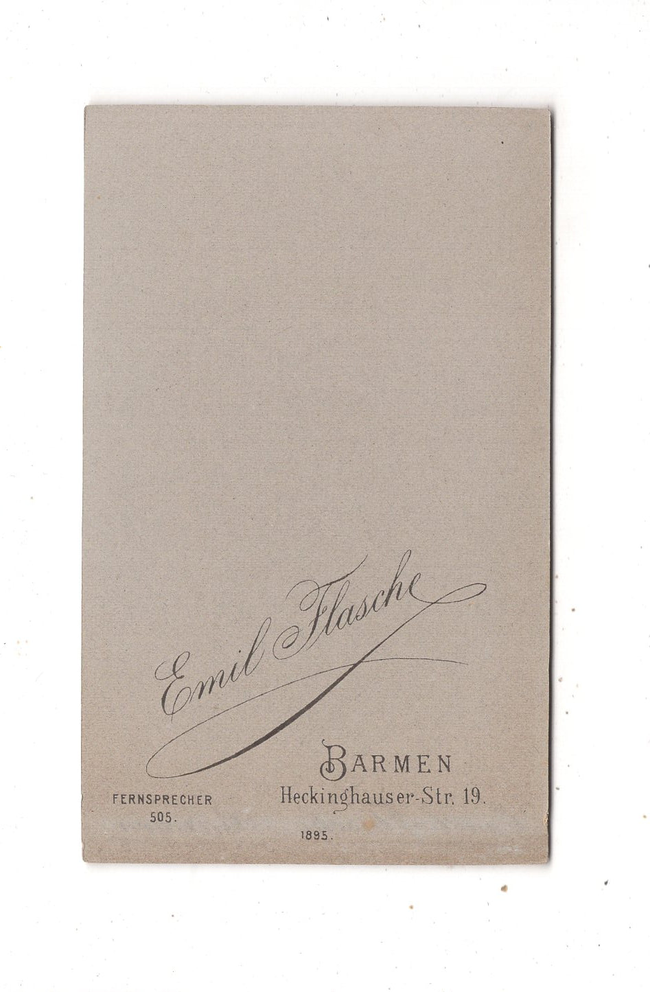 Fotografie Feines Paar - Barmen 1895