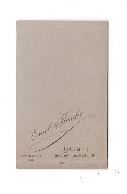 Fotografie Feines Paar - Barmen 1895