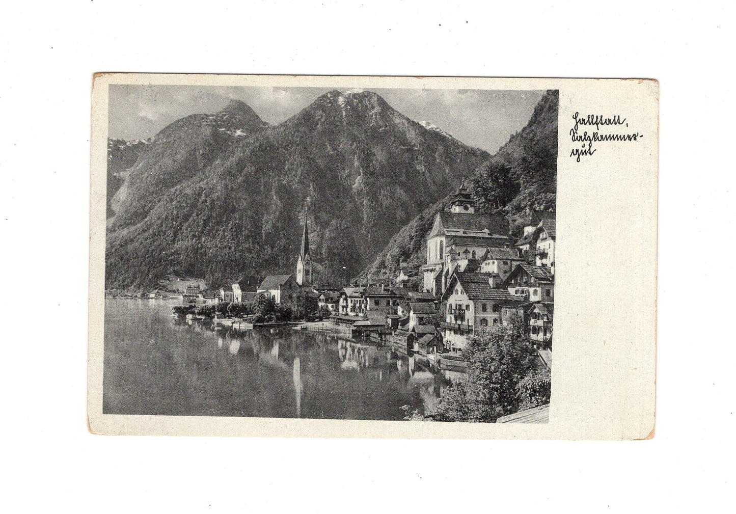 Ansichtskarte Hallstatt / Salzkammergut / Österreich - 1941