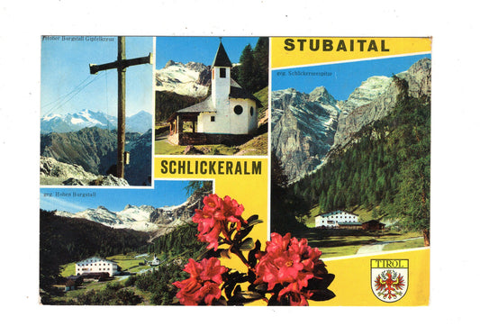 Ansichtskarte Schlickeralm / Stubaital / Tirol / Österreich