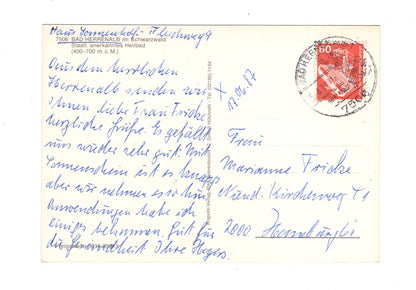 Ansichtskarte Bad Herrenalb / Schwarzwald