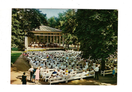 Ansichtskarte Bad Mergentheim / Kurgarten - Musikpavillon / J1-61