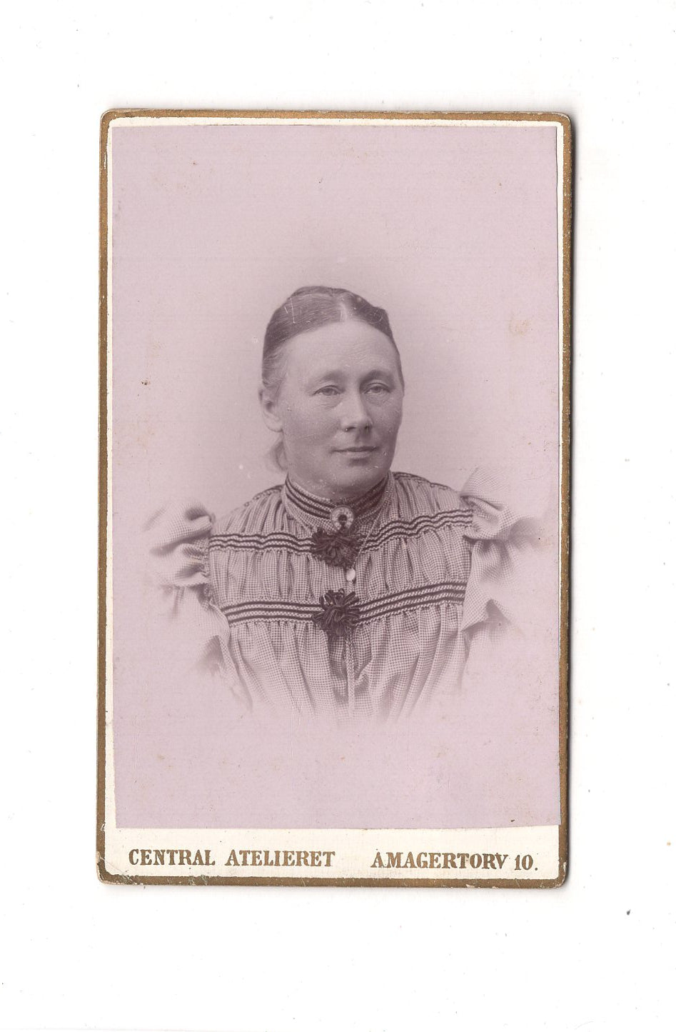 Fotografie Damenportrait - Kopenhagen 1890er / CDV C1-17