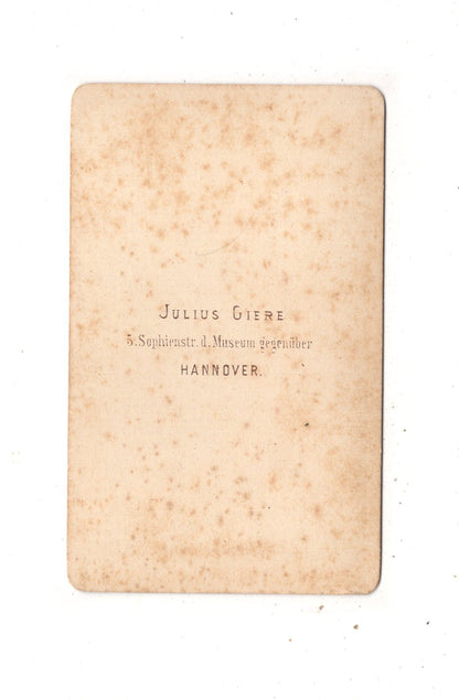 Fotografie Feine Dame - Hannover um 1870