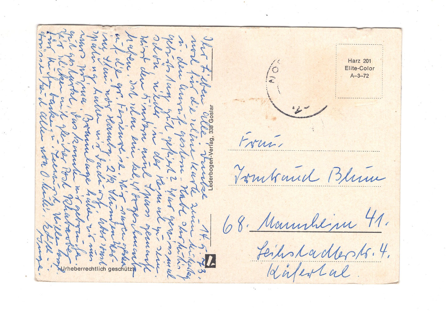 Ansichtskarte Harz / Bad Sachsa / Braunlage +++ / K1-54