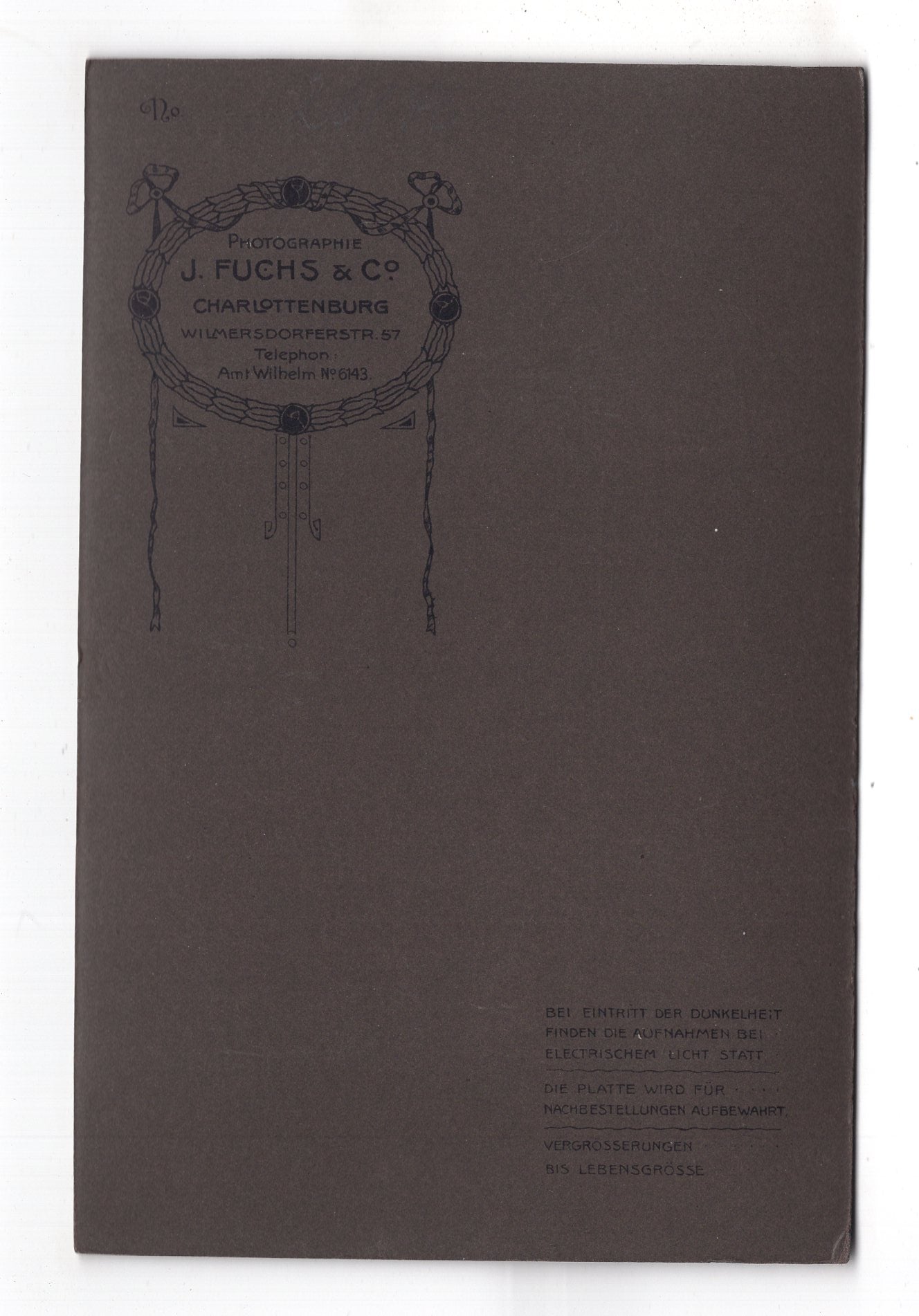 Fotografie Ältere Dame und junger Mann - Charlottenburg um 1910 / CAB X-29