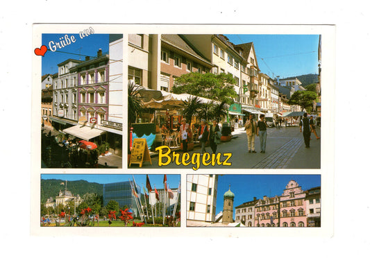 Ansichtskarte Bregenz am Bodensee / Vorarlberg / Österreich