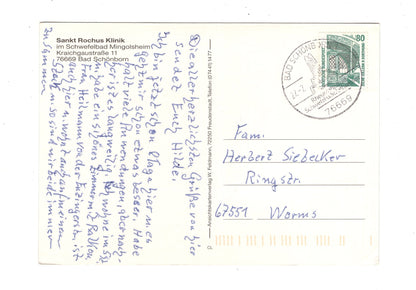 Ansichtskarte Bad Schönborn / Sankt Rochus Klinik