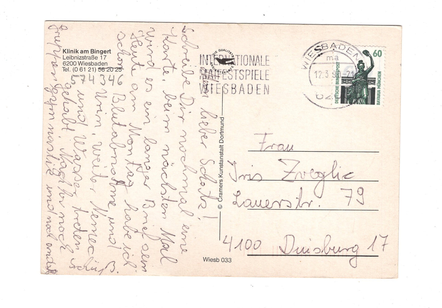 Ansichtskarte Kurstadt Wiesbaden / I1-65