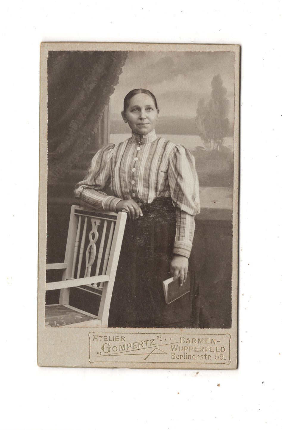 Fotografie Feine Dame - Barmen-Wupperfeld 1910er