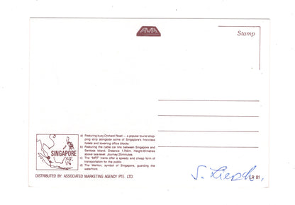 Ansichtskarte Singapore / Singapur