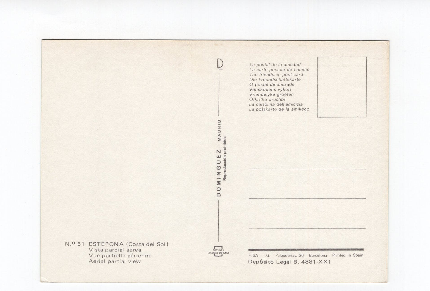 Ansichtskarte Estepona / Costa del Sol / Spanien