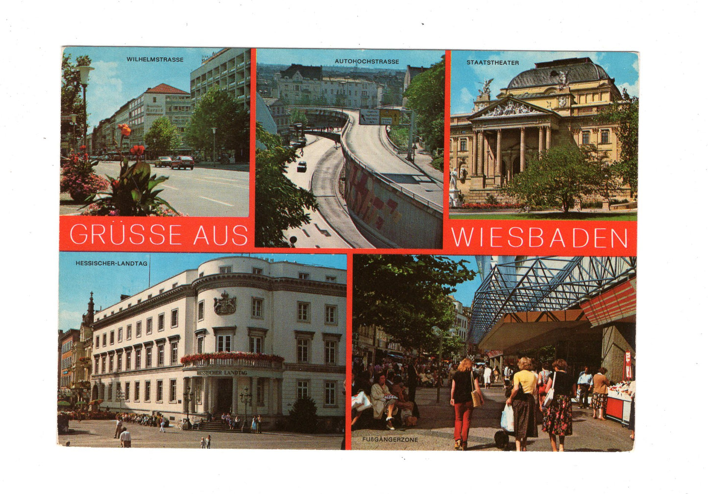 Ansichtskarte Grüße aus Wiesbaden / I1-65