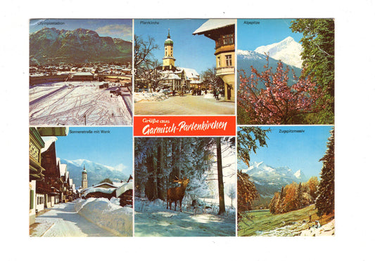 Ansichtskarte Grüße aus Garmisch-Partenkirchen / G1-54