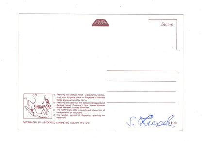 Ansichtskarte Singapore / Singapur