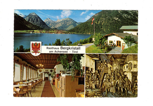 Ansichtskarte Rasthaus Bergkristall am Achensee / Tirol / Österreich