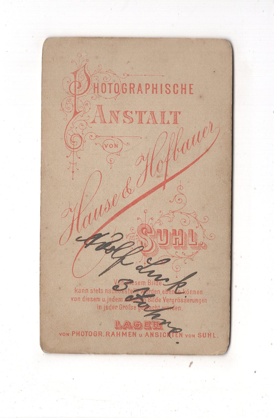 Fotografie Niedlicher kleiner Junge - Suhl 1880er / CDV M1-20
