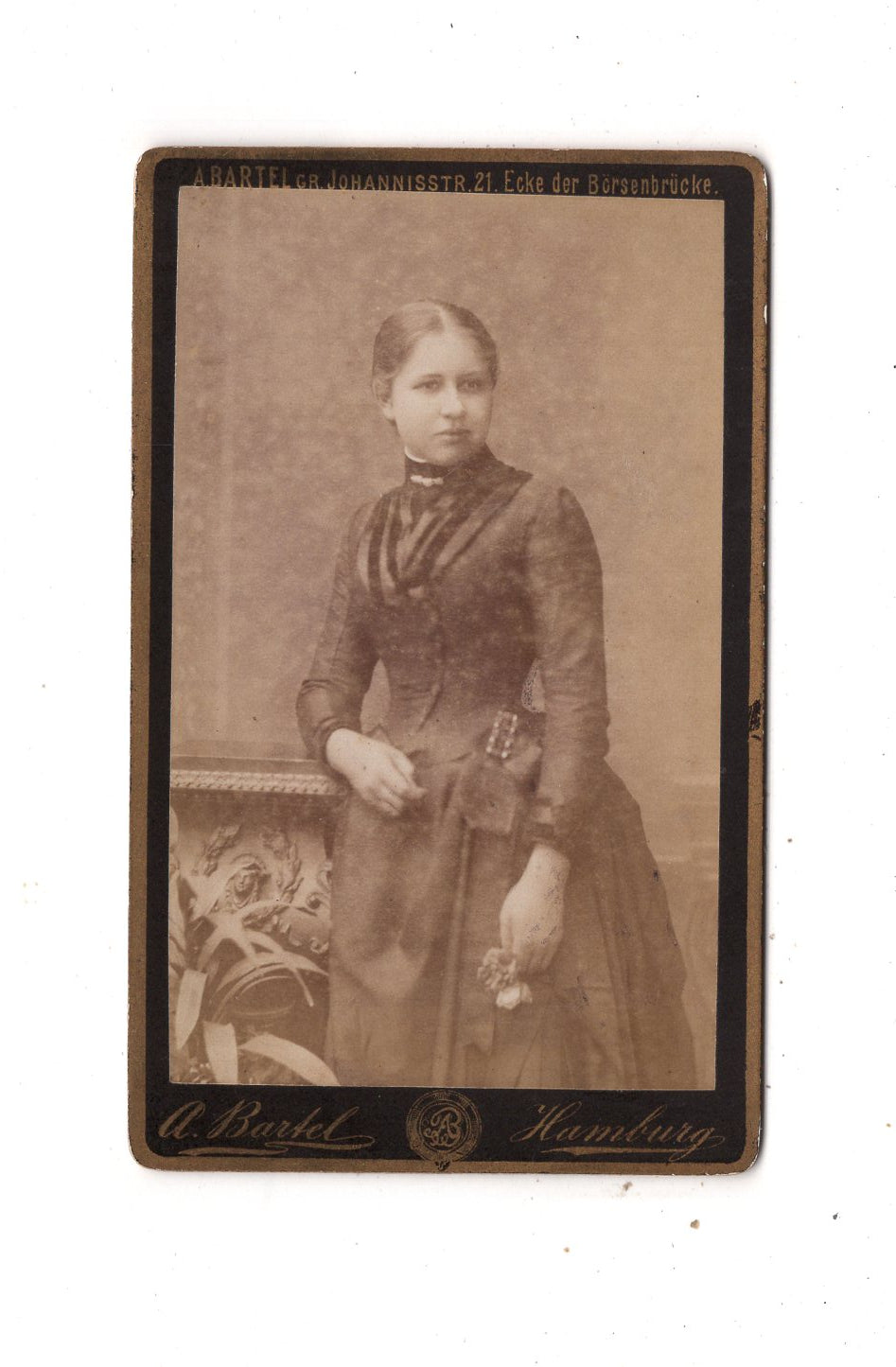 Fotografie Feine Dame - Hamburg 1880er