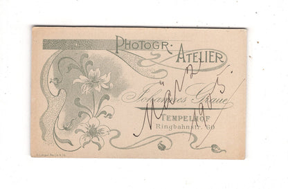 Fotografie Feine Dame mit kleinem Kind - Berlin-Tempelhof 1905