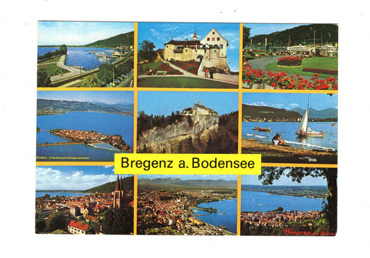 Ansichtskarte Bregenz am Bodensee / Vorarlberg / Österreich