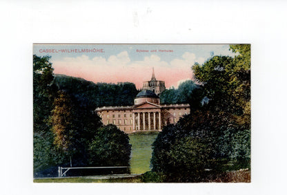 Ansichtskarte Kassel-Wilhelmshöhe / Schloss und Herkules