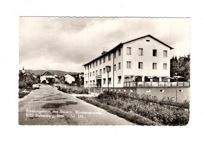 Ansichtskarte Stubenberg / Erholungsheim des Steierm. Blindenvereins / Steiermark / Österreich