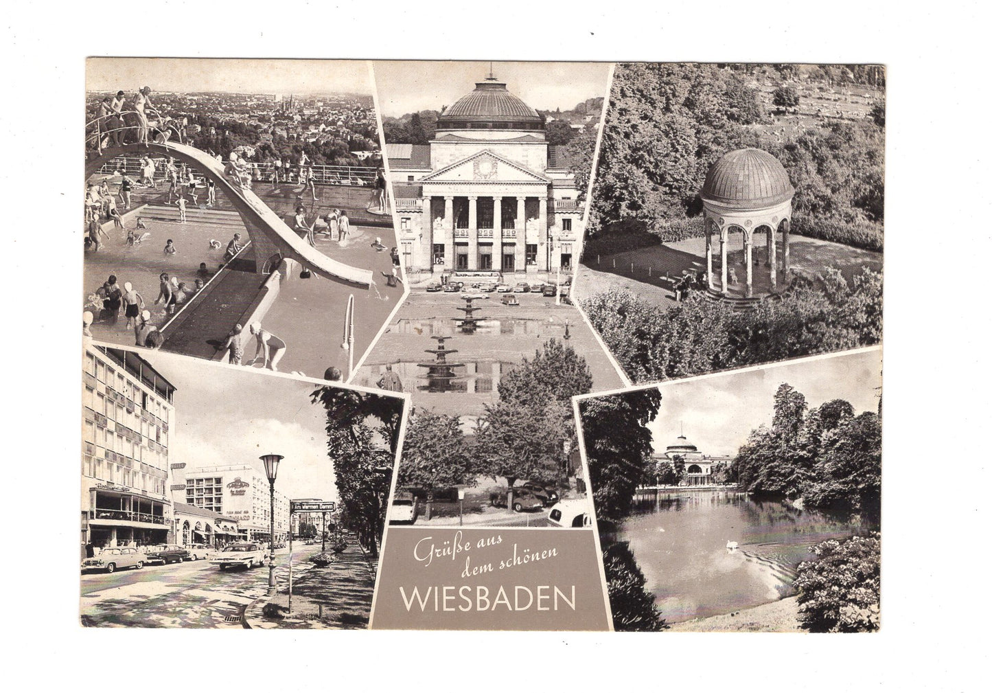 Ansichtskarte Grüße aus Wiesbaden / I1-65