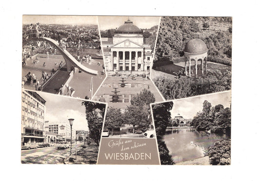 Ansichtskarte Grüße aus Wiesbaden / I1-65