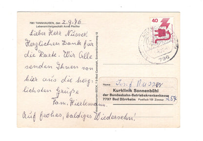 Ansichtskarte Grüße aus Tannhausen / H1-67