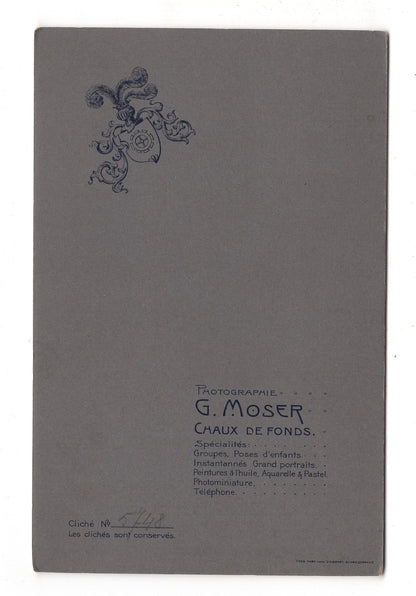 Fotografie Feines Paar - Chaux-de-Fonds 1900er / CAB X-29