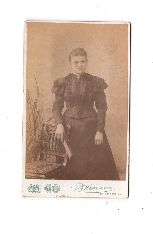 Fotografie Feine Dame - Stollberg 1880er