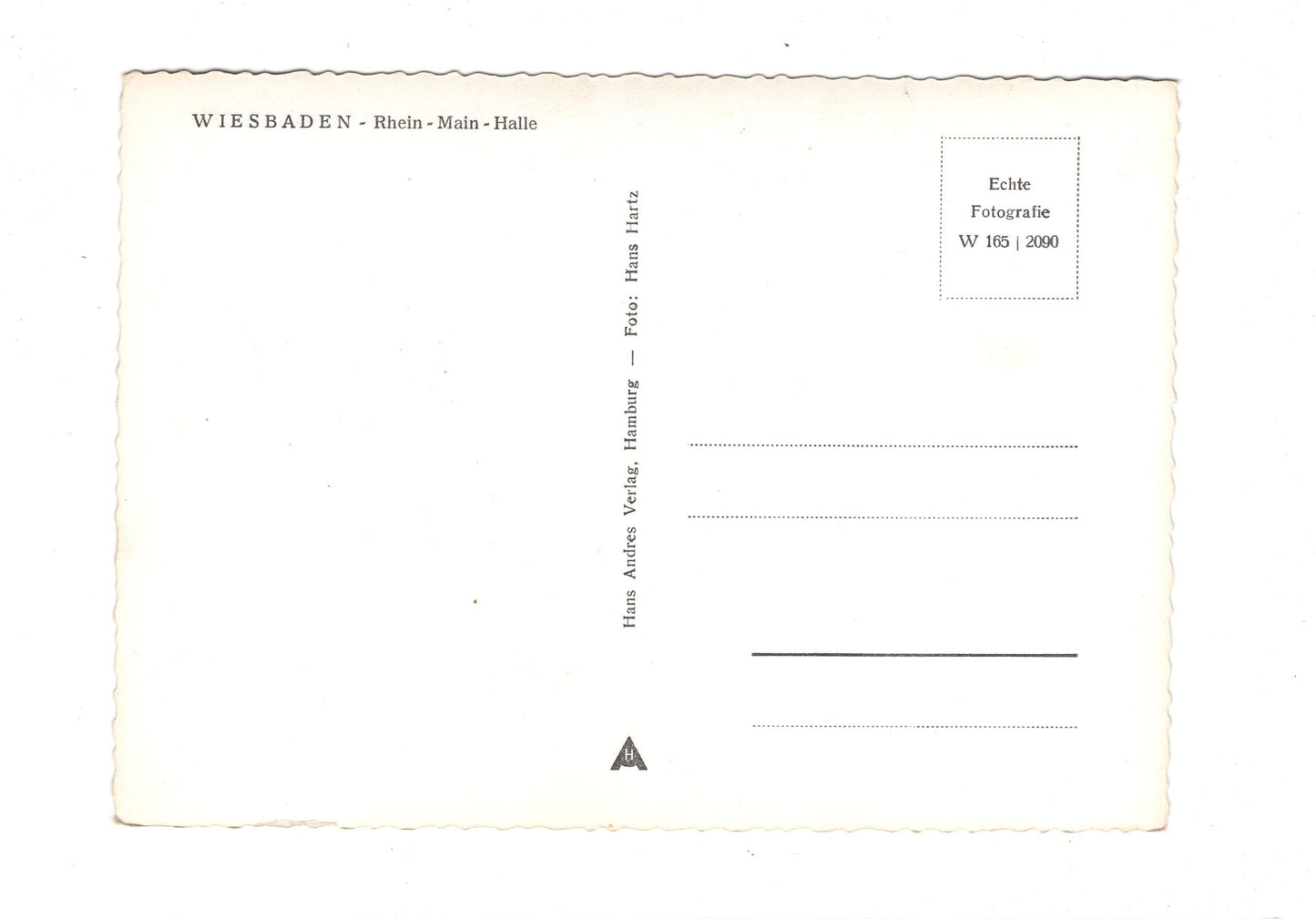 Ansichtskarte Wiesbaden / Rhein-Main-Halle / I1-65
