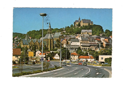 Ansichtskarte Marburg an der Lahn mit Schloss