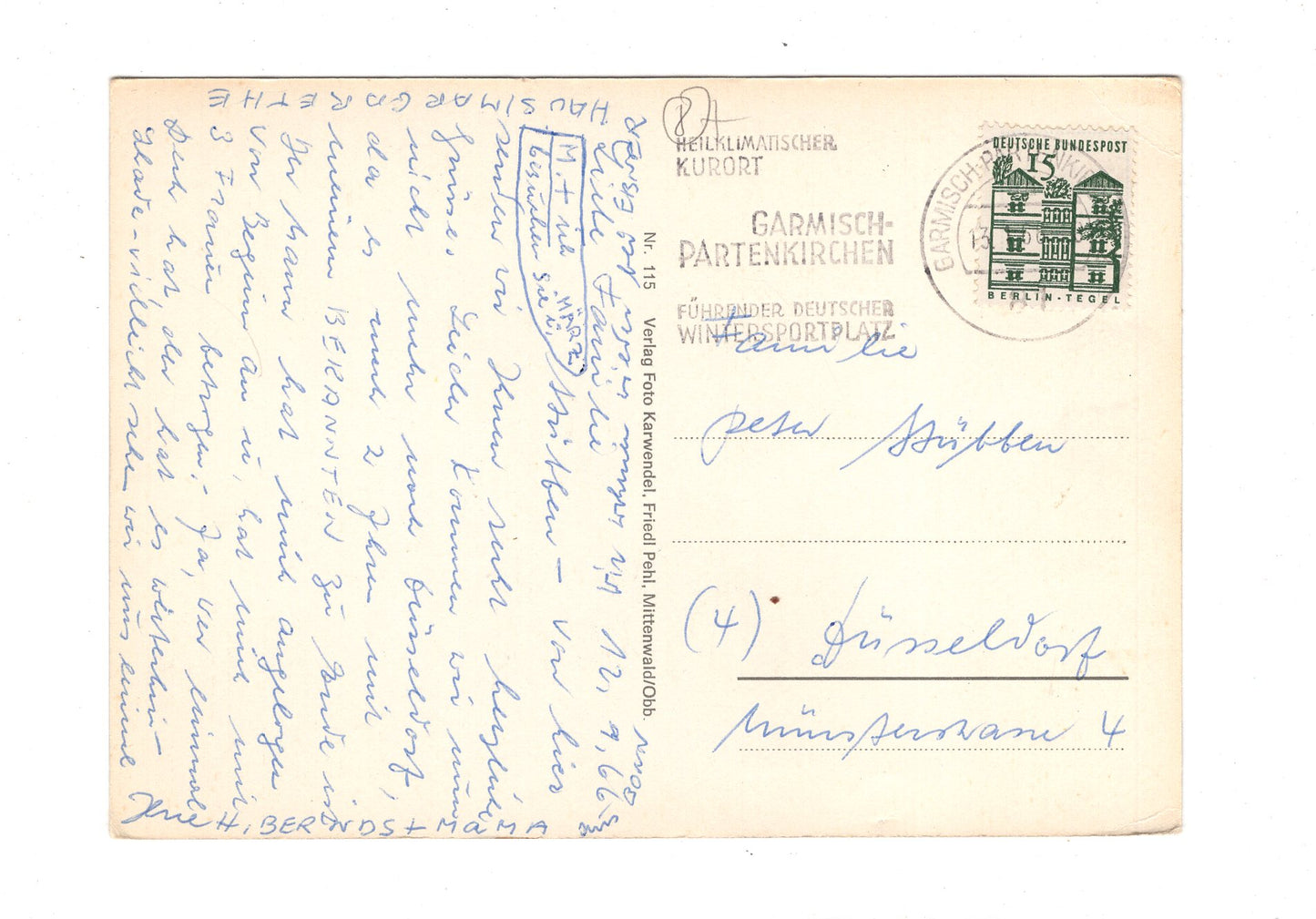 Ansichtskarte Gruß aus Garmisch-Partenkirchen / G1-54