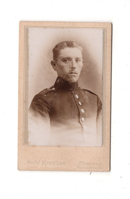 Fotografie Soldat - München 1890er / CDV M1-01