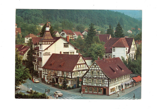 Ansichtskarte Bad Herrenalb / Schwarzwald / Mönchs Posthotel +++