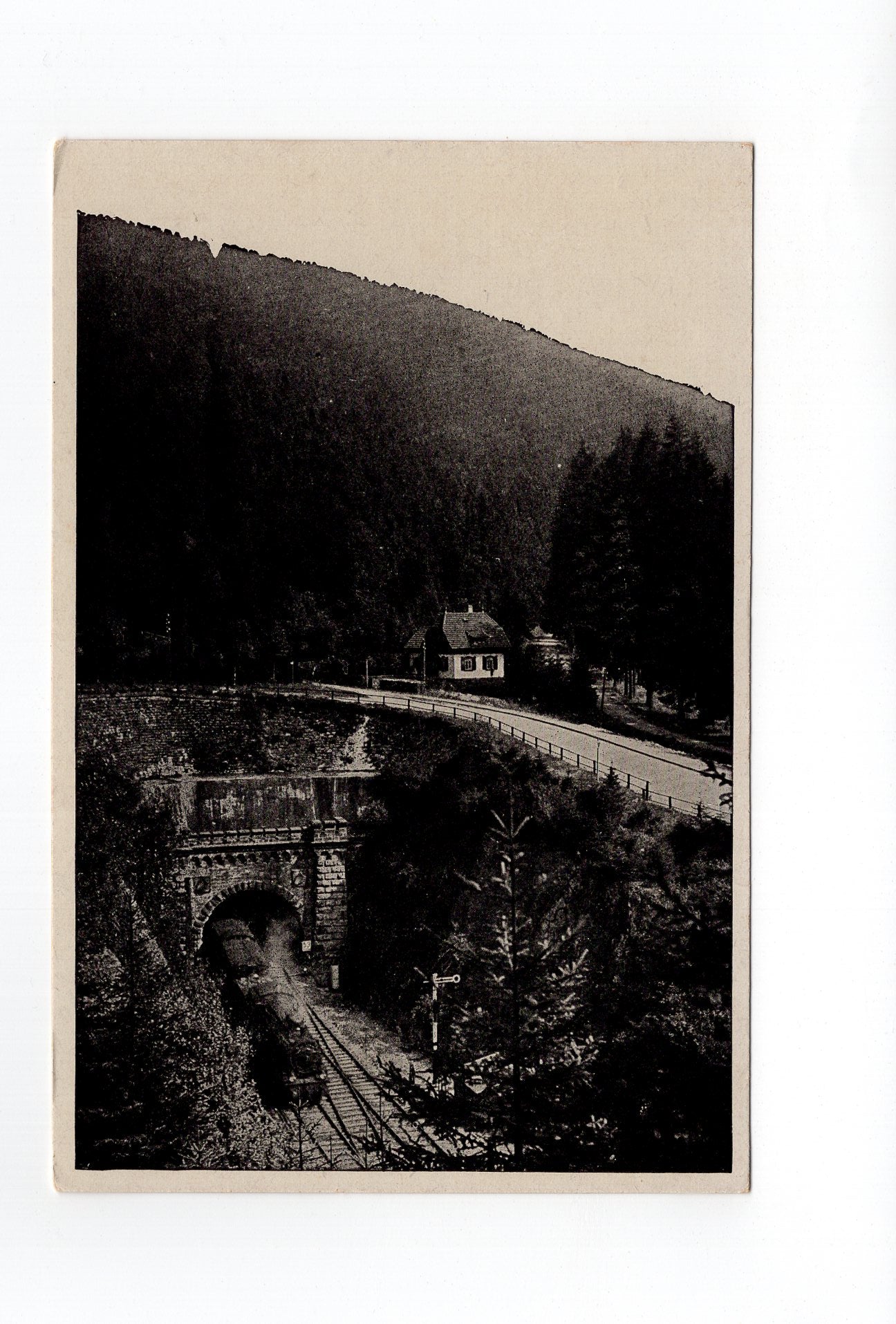Ansichtskarte Oberhof / Thüringer Wald / Brandleitentunnel